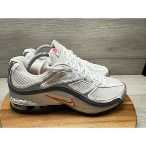 Nike REAX Gray White Pink Athletic Shoes 407987-116 Women's 10